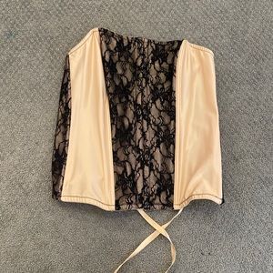 Yellow and Black corset